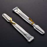 HULIANFU Metal Shisha Hookah Charcoal Tongs Tweezers Tobacco Tongs Water Pipe Sheesha Chicha Narguile Charcoal Tongs Shisha Hookah Tool
