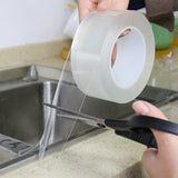 HULIANFU Kitchen sink waterproof and mildewproof nano transparent tape toilet toilet gap strip self-adhesive pool water seal