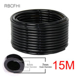 HULIANFU RBCFHl 5-100m 4/7mm PVC Garden Watering Hose  Micro Irrigation Pipe Drip Irriation Tubing Sprikler for Lawn Balcony Greenhouse