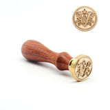 HULIANFU Retro Wood Stamp Classic 26 Letter A-z Alphabet Initial Sealing Wax Seal Stamp Ancient Seal Post Decorative Antique Stamp Gifts