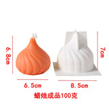 HULIANFU Scented Candle Mold DIY Wool shape Candle Silicone Casting Mold Handmade Candle Soap Making Wax Mold Handcraft Home Decoration