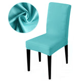 HULIANFU Solid color stretch Chair Cover Spandex Fabric seat Chair Covers restaurant Hotel Party Banquet Slipcovers home decoration event
