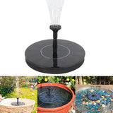 HULIANFU Mini Solar Power Water Fountain Garden Pool Pond Outdoor Bird Bath Floating Water Fountain Pump Patio Landscape Pond Decoration