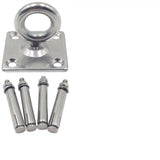 HULIANFU Stainless Steel Suspension Bracket Hammock Mount Ceiling Hook Anchor Hanger For Gym Training Aerial Yoga Sex Swing Hanging Kit