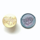 HULIANFU Wax Seal Stamp Retro Antique Sealing Wax Scrapbooking Stamps HEAD Wedding Decorative Metal Handle with love map Tree FLOWER ROSE