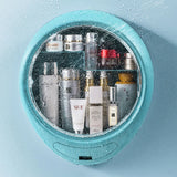 HULIANFU New Bathroom Wall-mounted Makeup Storage Box without Punching Large-capacity Jewelry Cosmetic Storage Box