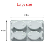 HULIANFU Silicone Molds for Soap Handmade Soap Mould Diy Round Cute Animal Fish Shape Making Soaps Candle Chocolate