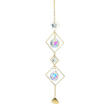 HULIANFU Prism Suncatcher,Hanging Window Crystals,Rainbow Light Catcher,Crystal Sun 50mm Catcher,Summer Gift,Octagon Beads