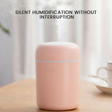 HULIANFU Portable 300ml Humidifier USB Ultrasonic Dazzle Cup Aroma Diffuser Cool Mist Maker Air Humidifier Purifier with Romantic Light