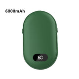 HULIANFU Portable USB Heater Rechargeable Electric Hand Warmer In Winter Double-Sided Heating Mini Mobile Power Supply Handwarmer 2 In 1