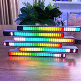 HULIANFU RGB Sound control LED light app control pickup voice activated rhythm lights color ambient LED light bar of music Ambient Light