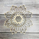 HULIANFU Tree of Life Wood Wall Hanging Laser Cut Wooden Wall Art Sacred Geometry Yoga Studio Unique Handmade Spiritual Gift Home Decor