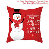 HULIANFU Santa pillowcase Happy New Year 2023 Xmas Gifts  Christmas Decor For Home Merry Christmas Ornament Navidad Natal Xmas Gifts