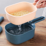 HULIANFU Multi-function Potato Carrot Cucumber Mandoline Slicer Cutter Grater Shredders with Strainer / Kitchen Fruit and Vegetable Tools