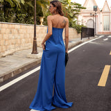 hulianfu hulianfu  Black Ball Gown Sexy Tube Top Short Skirt Evening Dress Long Sleeveless High Straight Prom Dress Vestidos De Fiesta De Noche