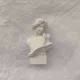 HULIANFU Nordic Mythology David Mini Statue Imitation Plaster Statue Desktop Decoration Ornaments Portraits Bust Drawing Practice Crafts