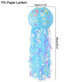 HULIANFU Little Mermaid Party Balloons 32inch Number Foil Balloon Kids Birthday Party Decoration Supplies Baby Shower Decor Helium Globos