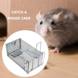 HULIANFU Reusable Mouse Trap Cage Metal Mice Rodent Rats Catcher Pest Control Products Garden Outdoor Household Gadgets