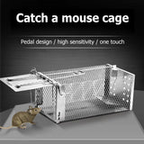 HULIANFU Reusable Mouse Trap Cage Metal Mice Rodent Rats Catcher Pest Control Products Garden Outdoor Household Gadgets