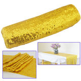 HULIANFU Sequin Modern Table Runners For Wedding Decoration Sequin Christmas Birthday Baby Shower Party Home Tea Table Runner Table Cover