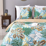 HULIANFU Topfinel Bedding Sets 100%Pure Cotton Soft Comforter Pattern Duvet Cover Pillow Shams Bedding Cover Double Single 3 PCS Bed Set