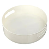 HULIANFU Kitchen Storage Container 360 Degree Rotating Tray Spice Tray Snack Fruit Food Tray Non-slip Bathroom Dry Pallet Kitchen Storage