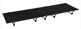 HULIANFU Portable Foldable Camping Cot Single Person Outdoor Folding Bed 330LB Bearing Weight Compact for Outdoor Picnic Camping