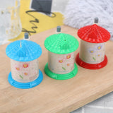 HULIANFU Portable Automatic Toothpick Holder Creative Toothpick Box Fashion House Shaped Lovely Home Organizer Random Color