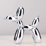 HULIANFU Nordic Resin Dog Crafts electroplating balloon dog sculpture home decorations modern living room desktop animal decor Ornament