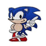HULIANFU Sonic anime games cloth Patch Embroidered Patches For Clothing Iron On Patches On Clothes Patch DIY Garment Decoration Clothing