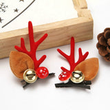 HULIANFU 2023 Christmas Headband Adornment Cute Antler Festival Style Headband Reindeer Ornaments Party Horns Cosplay Accessories