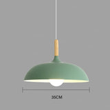 HULIANFU Nordic Modern LED E27 Oak Pendant light plate Hanging Lights Home improvement Iron and Oak decoration Pendant lamp