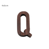 HULIANFU NEW Nordic Style Black Walnut Letter Decorative Letters Combination Wall Decoration DIY Letter Home Decoration Wooden Alphabet