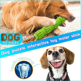 HULIANFU Pet Dog Chew Toy For Aggressive Chewers Treat Dispensing Rubber Teeth Cleaning Toy Squeaking Rubber Dog Toy