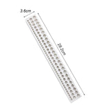 HULIANFU Pearl Rope Wave Flower Gemstone Shape Cake Side Lace Silicone Sugarcraft Mold Fondant Cake Decorating Tools