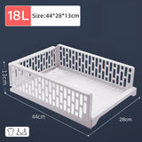 HULIANFU Stackable Wardrobe Drawer Cabinet Organizer Drawer Clothes Closet Storage Box Shelves Plastic Layered Partitions Storage Rack