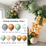 HULIANFU Wedding Balloon Kit Balloons Arch Decoration Birthday Baby Shower Party Birthday Wedding Balloon Decoration Balloons Sets Arch
