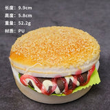 HULIANFU Simulation Fried Chicken Model Food Photo Prop Artificial Hamburger Fake French Fries Cake Funny Toys Fast Food Shop Display Dec