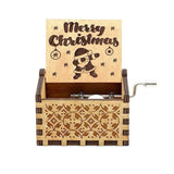 HULIANFU Newest design Merry Christmas music theme music box Halloween Jurassic Park music box toy new year Christmas gift
