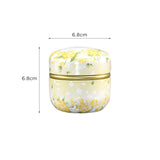 HULIANFU Tea Storage Container Spices Jars Candle Bulk Cereals Hermetic Pots Sugar Bowl Kitchen Box Organizer Cans IronTins Wholesale New