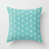 HULIANFU Super Hot Hipster Light Blue Green Mint Cushion Cases Modern Geometry Print Boho Decorative Pillowcase Sofa Couch Throw Pillows