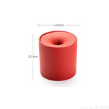 HULIANFU Stoneware ashtray with lid living room coffee table decoration Anti-ash portable ashtray Home Hotel Office Supplies/Gifts