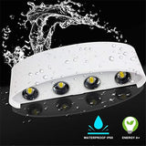 HULIANFU Led Wall Lamp Aluminum Outdoor IP65 Waterproof Up Down Wall Light For Home Stair Bedroom Bedside Bathroom Corridor Lighting