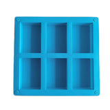 HULIANFU New 4 Cavity 3D Handmade Silicone Soap Molds Massage Therapy Bar Making Mould Tools DIY Oval Shape Soaps Resin Crafts