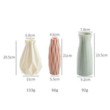 HULIANFU Modern vases decoration home Nordic Style Flower Arrangement Living Room Origami flower pot for interior