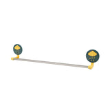 HULIANFU Towel rack free perforated bathroom bathroom seamless self-adhesive rack hook wall-mounted stainless steel towel bar