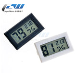 HULIANFU Mini LCD Digital Thermometer Hygrometer Thermostat  Indoor Convenient Temperature Sensor  Humidity Meter Gauge Instruments Probe