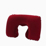 HULIANFU U Shaped Travel Pillow Inflatable Neck Car Head Rest Air Cushion for Travel Office Nap Head Rest Air Cushion Neck Pillow
