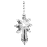HULIANFU Modern Rainbow Crystal Angel Chakra Suncatcher Charm Window Door Wind Chimes Living Room Hanging Decorations Car Pendant
