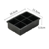 HULIANFU Perfect Ice Cube Silicone Cube Maker Form  Cake Pudding Chocolate Molds Easy to Remove Ice Trays Fade Resistant